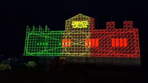 Zwarte Cross - Videomapping