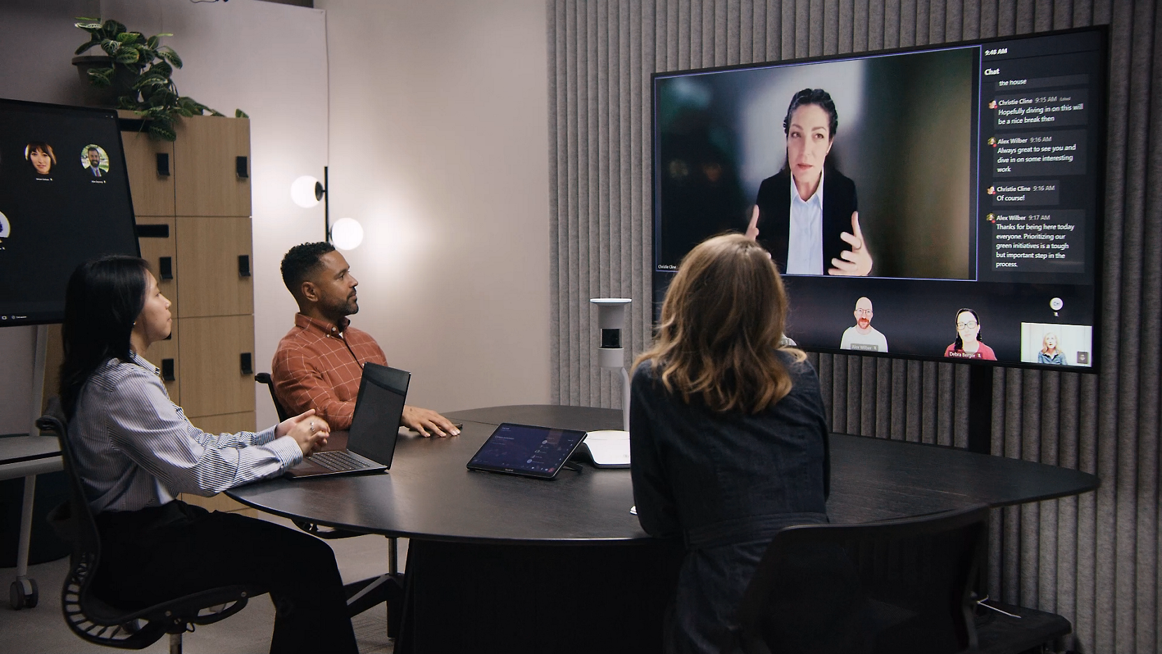 Microsoft Teams Rooms met AI voor hybride vergaderen